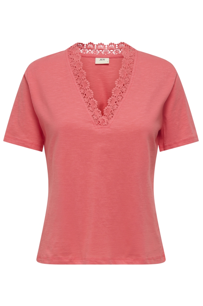 JDYSALVA LIFE S/S V-NECK TOP JRS DI 15351484 DUBARRY